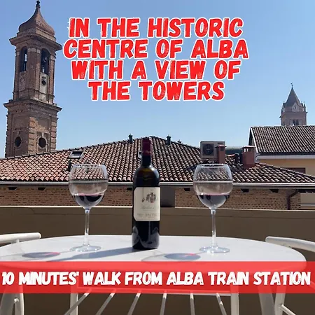 In The Historic Centre, With A View Of The Towers Apartment Alba (Piedmont)